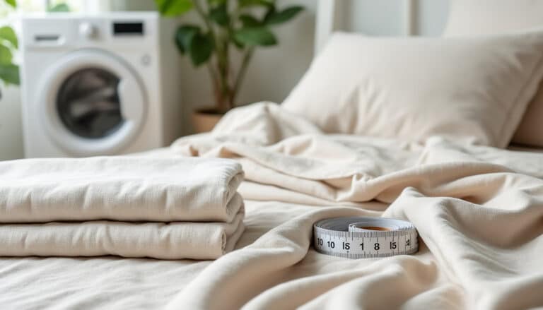 découvrez quelle marge prévoir pour compenser le rétrécissement au lavage d’une parure en coton et choisir des dimensions adaptées.