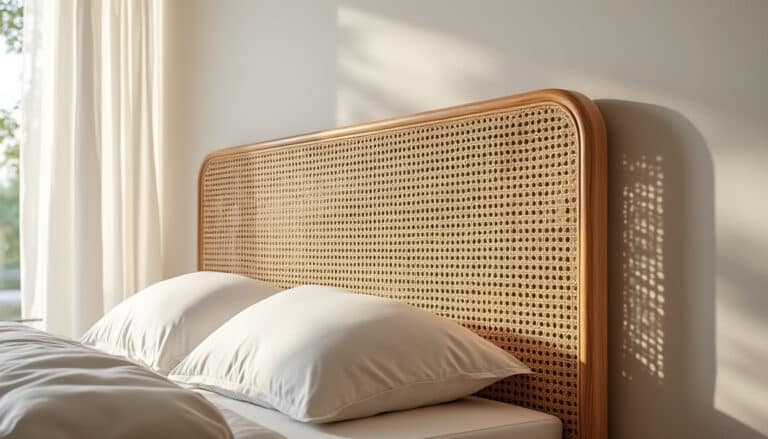 découvrez nos têtes de lit en rotin alliant légèreté, design naturel et fixation facile pour un confort optimal sans bruit.
