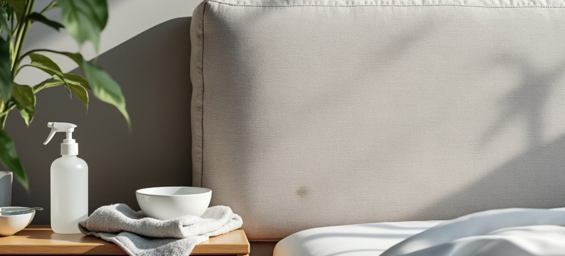 découvrez nos conseils pratiques pour l'entretien, le nettoyage des taches et le déhoussage de votre tête de lit en tissu, afin de préserver son éclat et sa durée de vie.